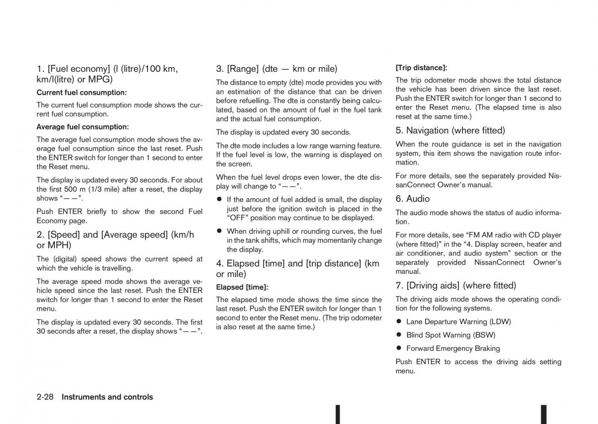 Nissan Qashqai II 2 owners manual / page 86