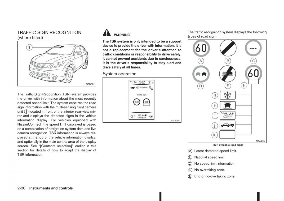 Nissan Qashqai II 2 owners manual / page 88