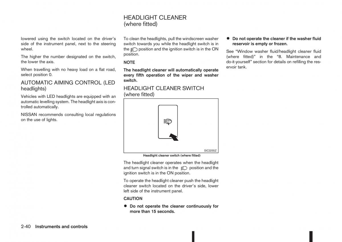 Nissan Qashqai II 2 owners manual / page 98