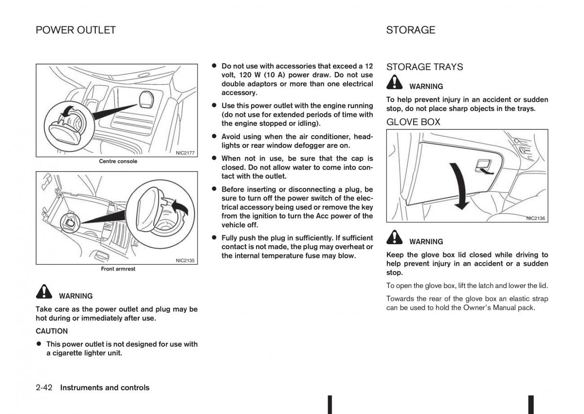 Nissan Qashqai II 2 owners manual / page 100