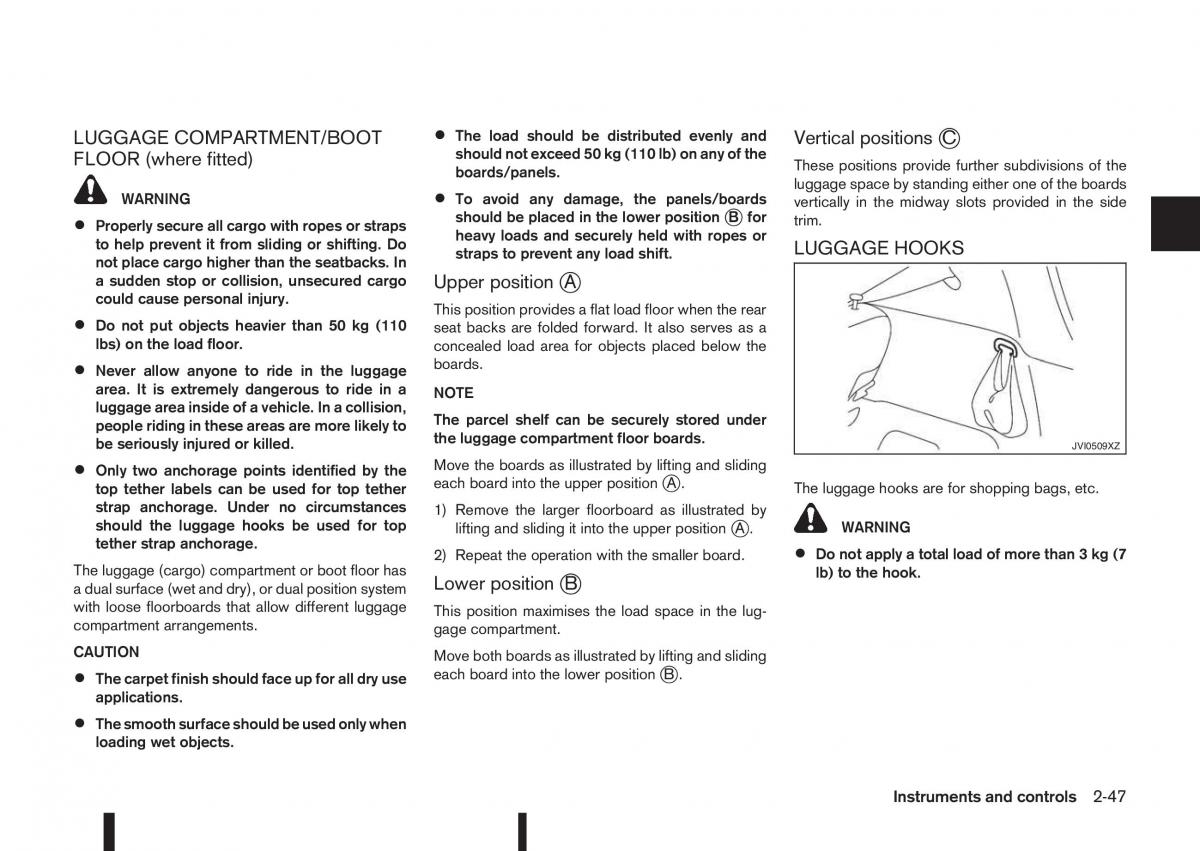 Nissan Qashqai II 2 owners manual / page 105