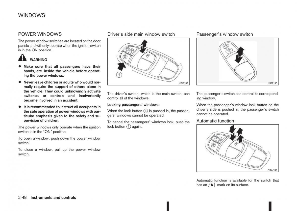 Nissan Qashqai II 2 owners manual / page 106