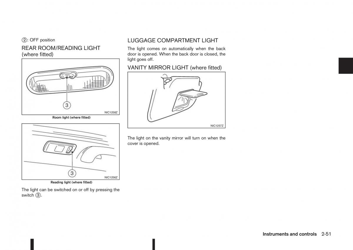 Nissan Qashqai II 2 owners manual / page 109