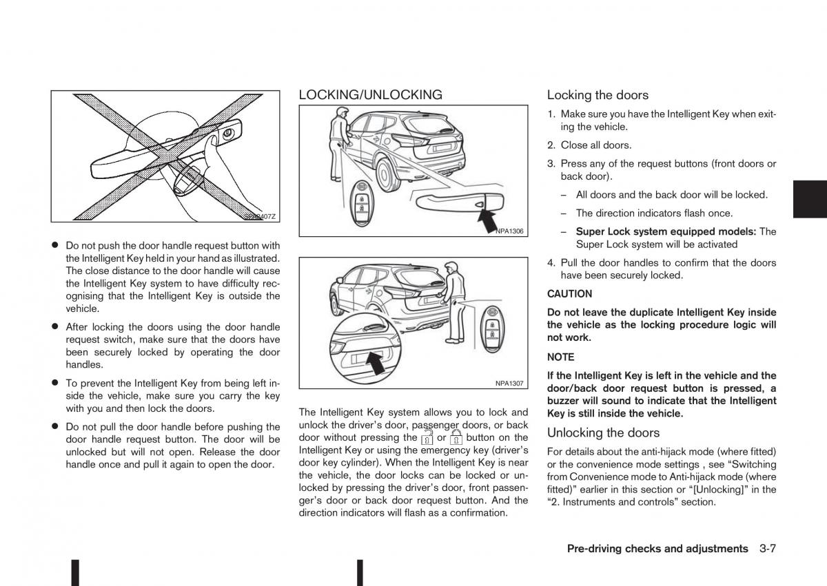 Nissan Qashqai II 2 owners manual / page 117