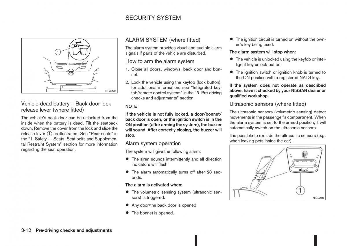 Nissan Qashqai II 2 owners manual / page 122