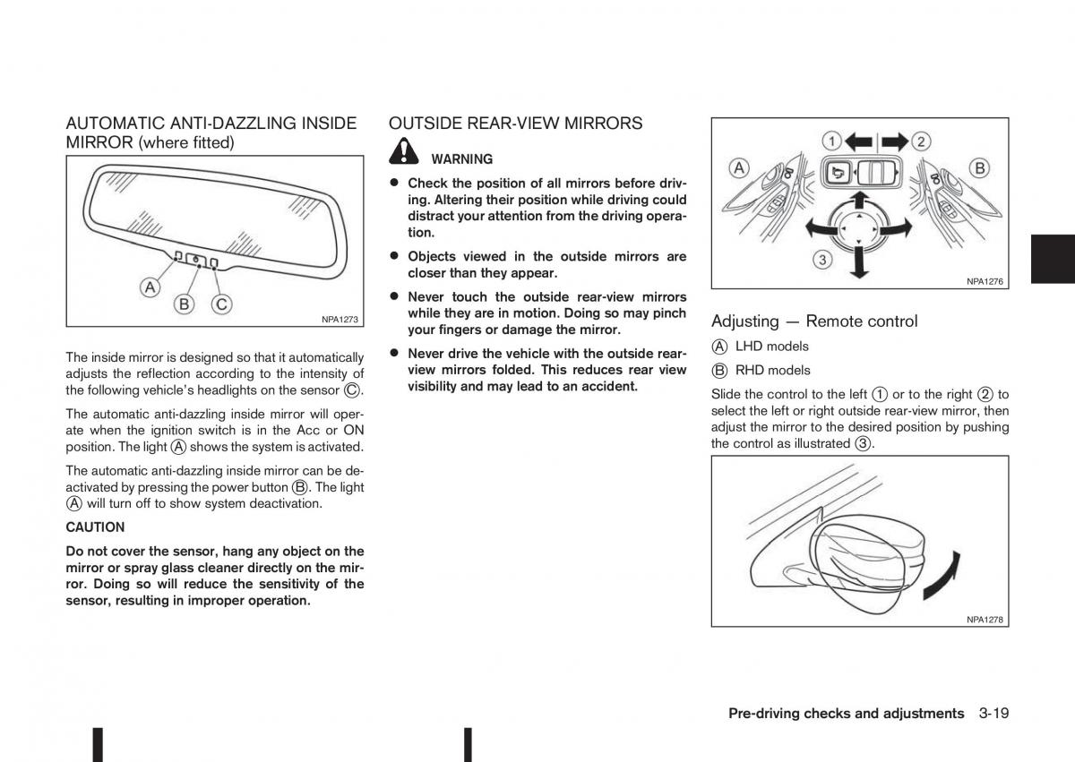 Nissan Qashqai II 2 owners manual / page 129