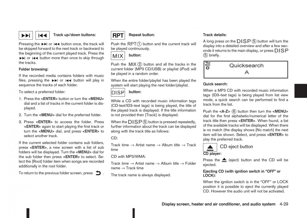 Nissan Qashqai II 2 owners manual / page 159