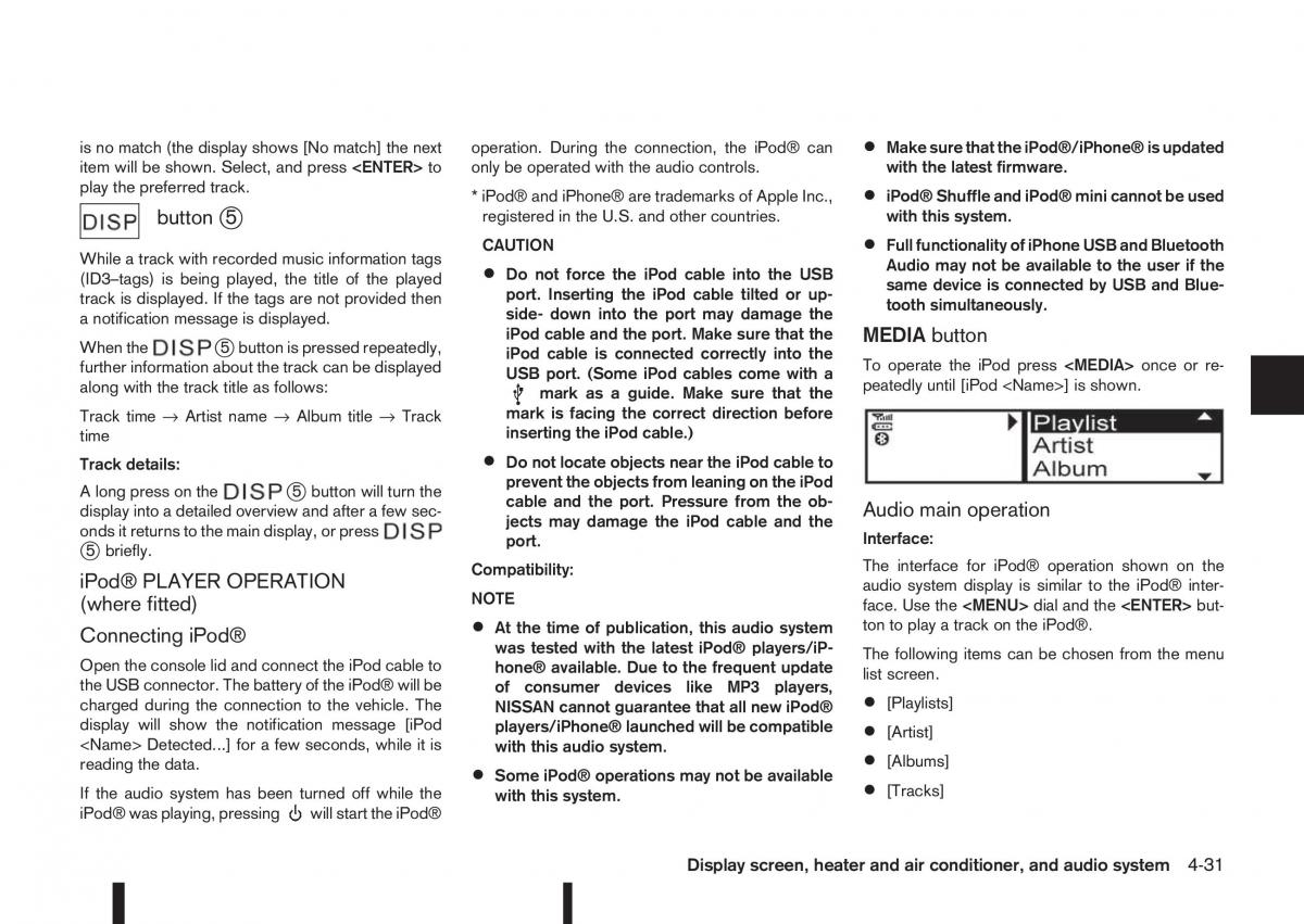 Nissan Qashqai II 2 owners manual / page 161