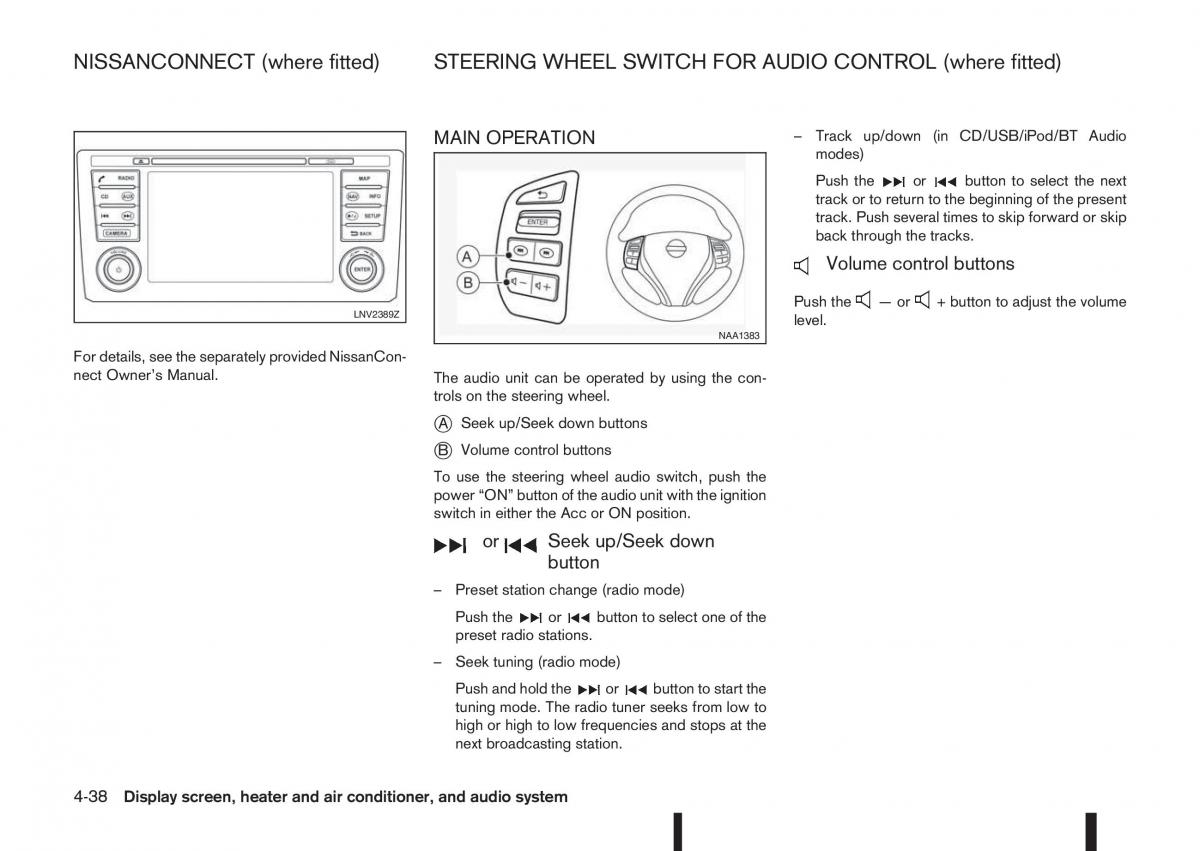 Nissan Qashqai II 2 owners manual / page 168