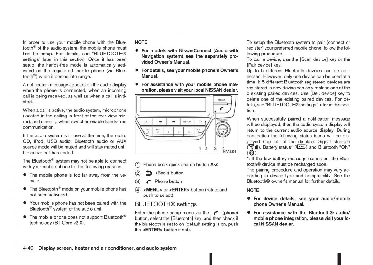 Nissan Qashqai II 2 owners manual / page 170