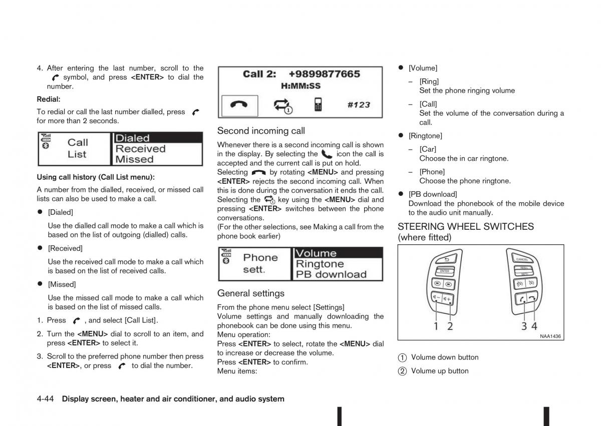 Nissan Qashqai II 2 owners manual / page 174