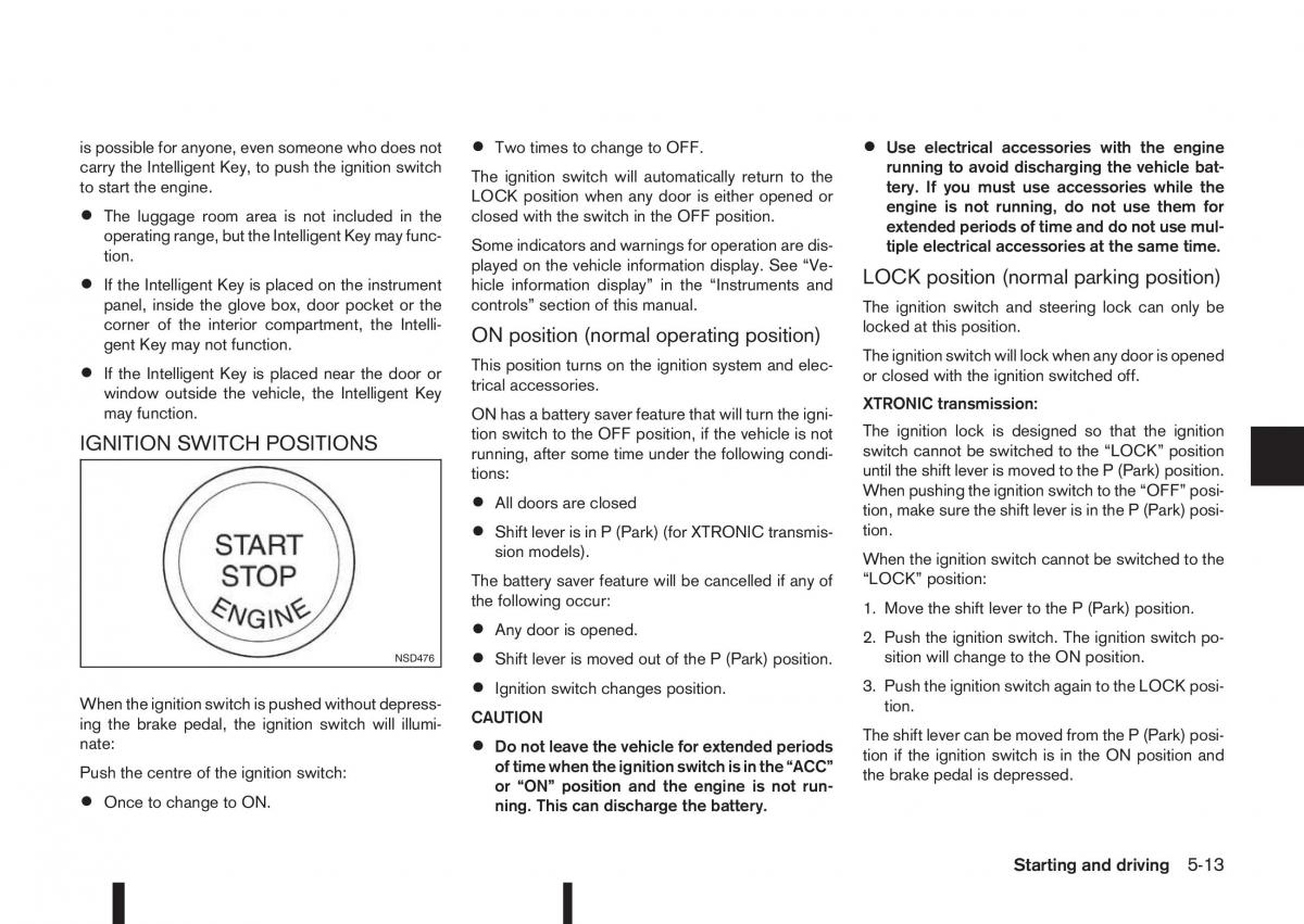 Nissan Qashqai II 2 owners manual / page 189