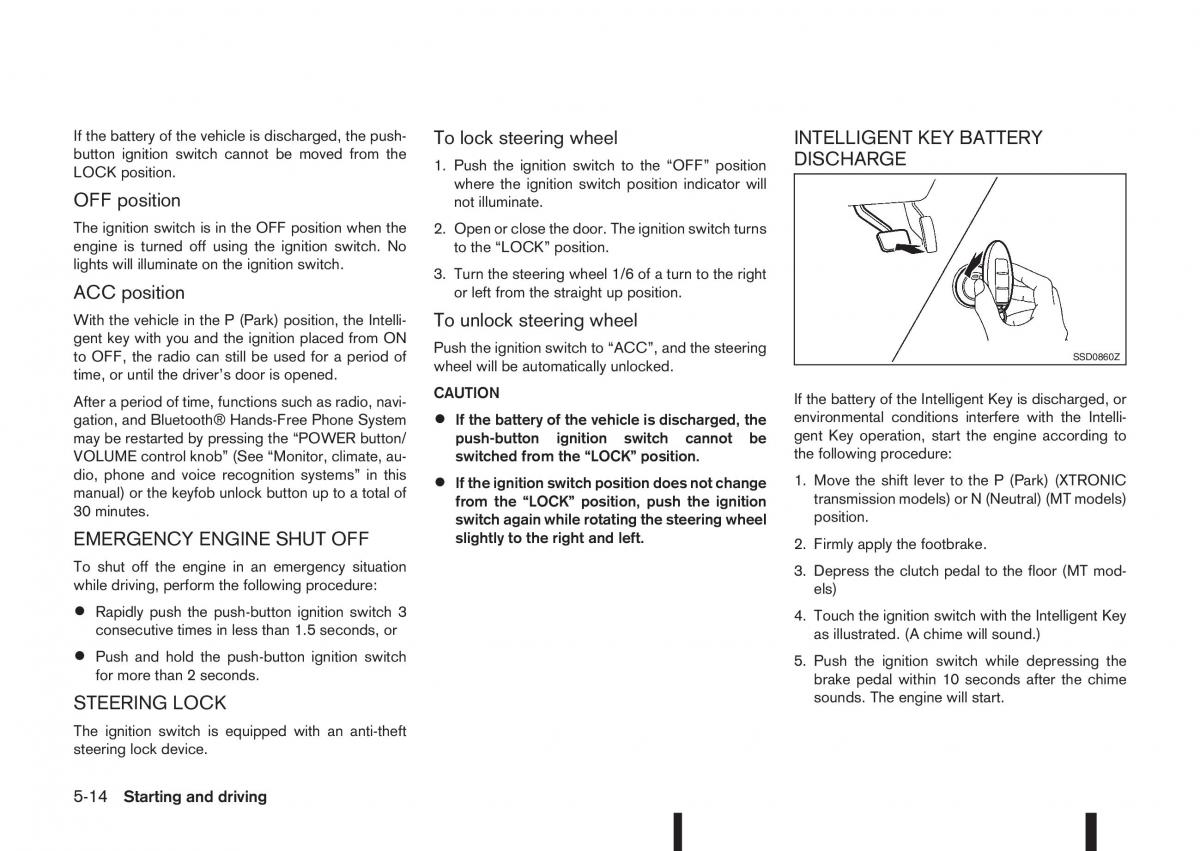 Nissan Qashqai II 2 owners manual / page 190