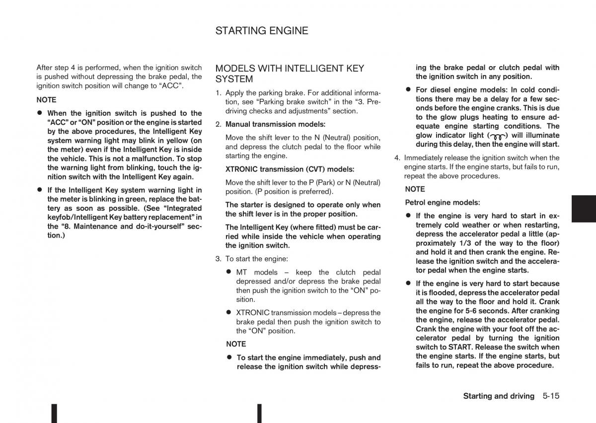 Nissan Qashqai II 2 owners manual / page 191