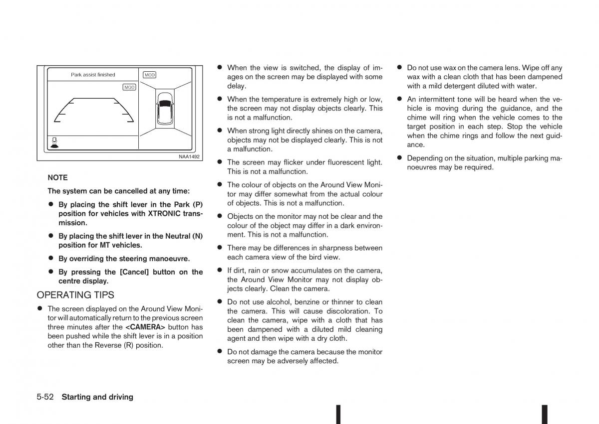 Nissan Qashqai II 2 owners manual / page 228