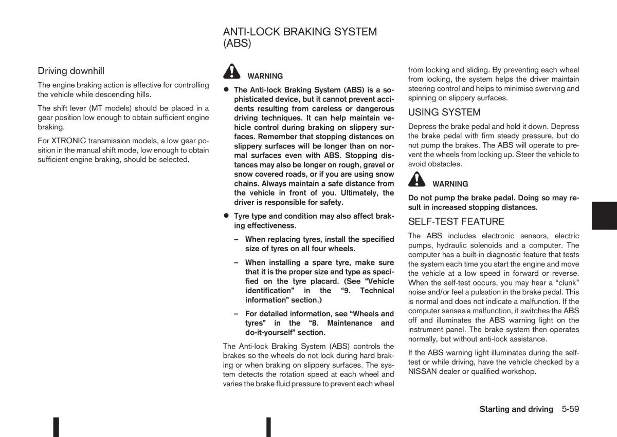 Nissan Qashqai II 2 owners manual / page 235