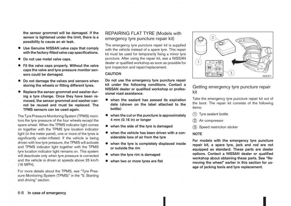 Nissan Qashqai II 2 owners manual / page 252