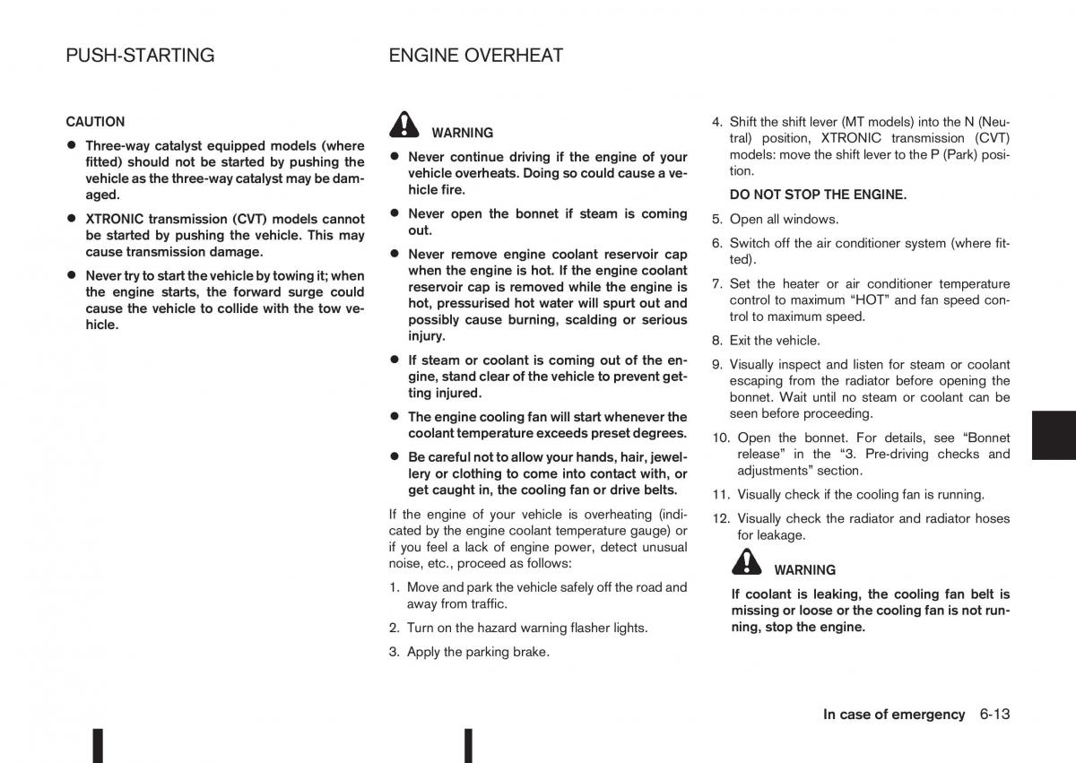 Nissan Qashqai II 2 owners manual / page 257