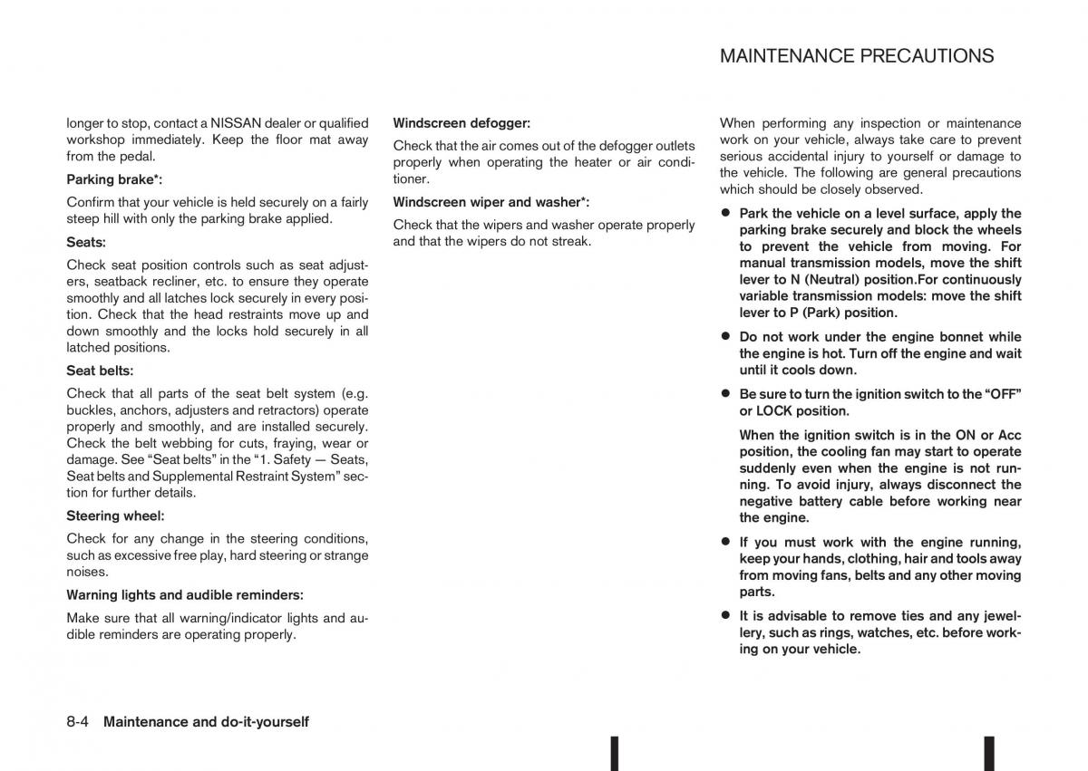 Nissan Qashqai II 2 owners manual / page 272