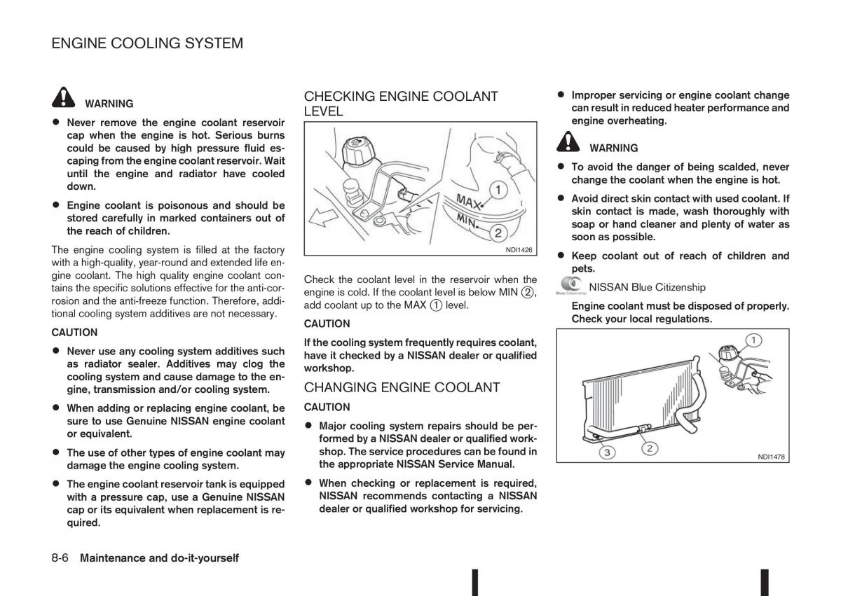 Nissan Qashqai II 2 owners manual / page 274