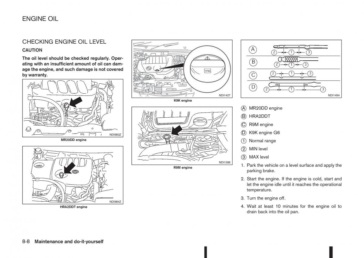 Nissan Qashqai II 2 owners manual / page 276