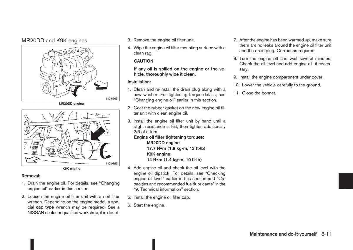 Nissan Qashqai II 2 owners manual / page 279