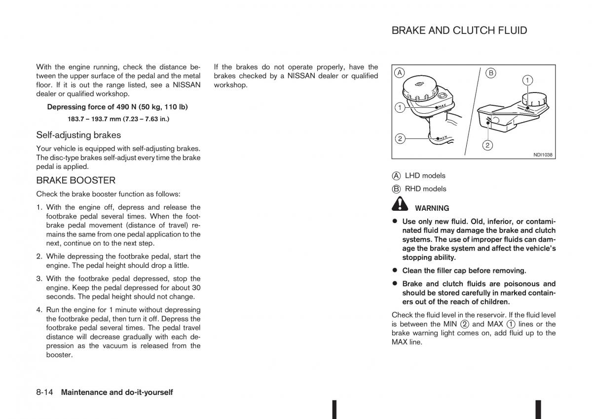 Nissan Qashqai II 2 owners manual / page 282