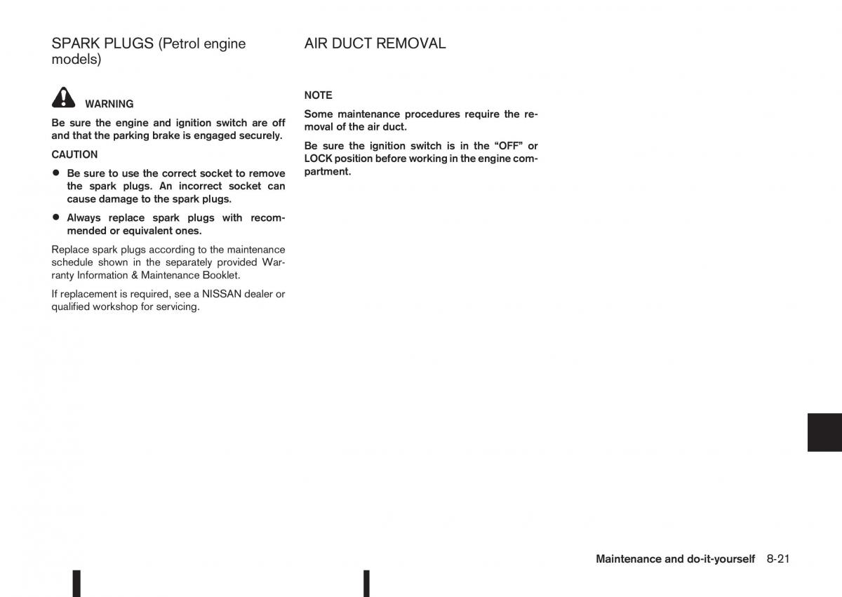 Nissan Qashqai II 2 owners manual / page 289