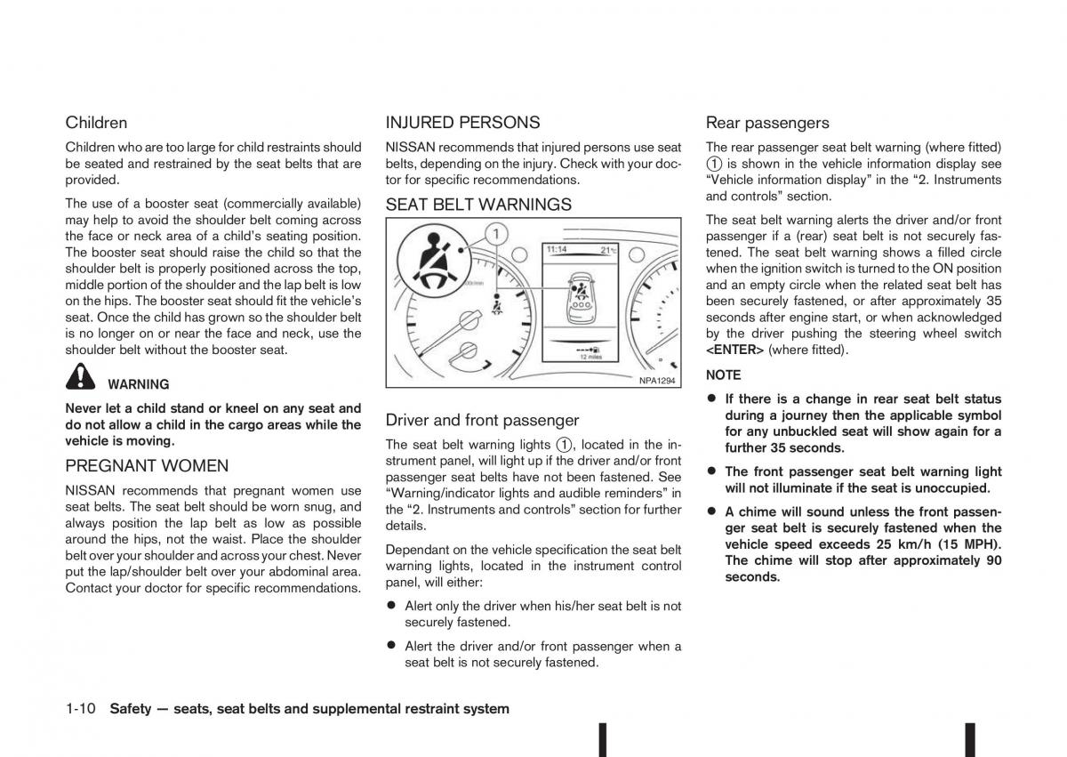 Nissan Qashqai II 2 owners manual / page 30