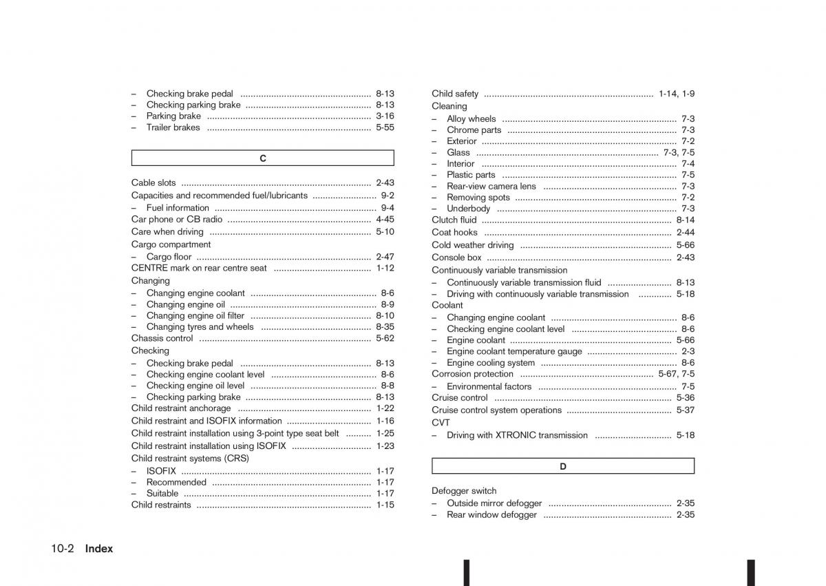 Nissan Qashqai II 2 owners manual / page 322