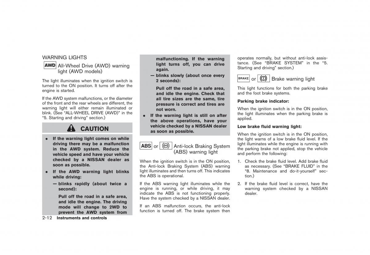 Nissan Rogue I 1 owners manual / page 78