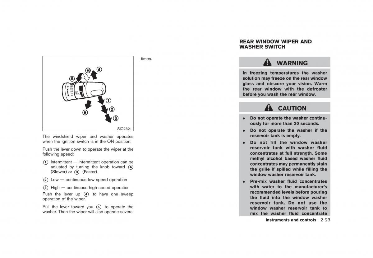 Nissan Rogue I 1 owners manual / page 89