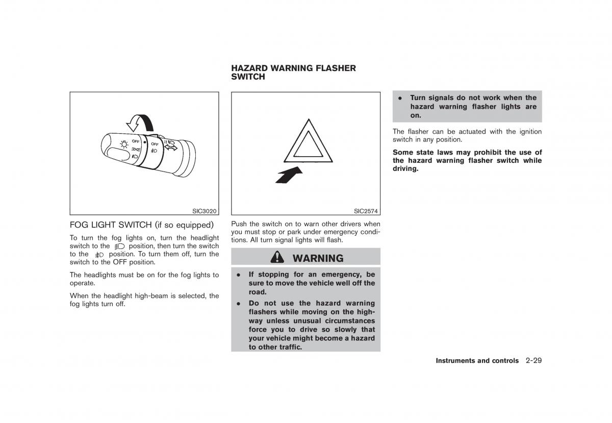 Nissan Rogue I 1 owners manual / page 95