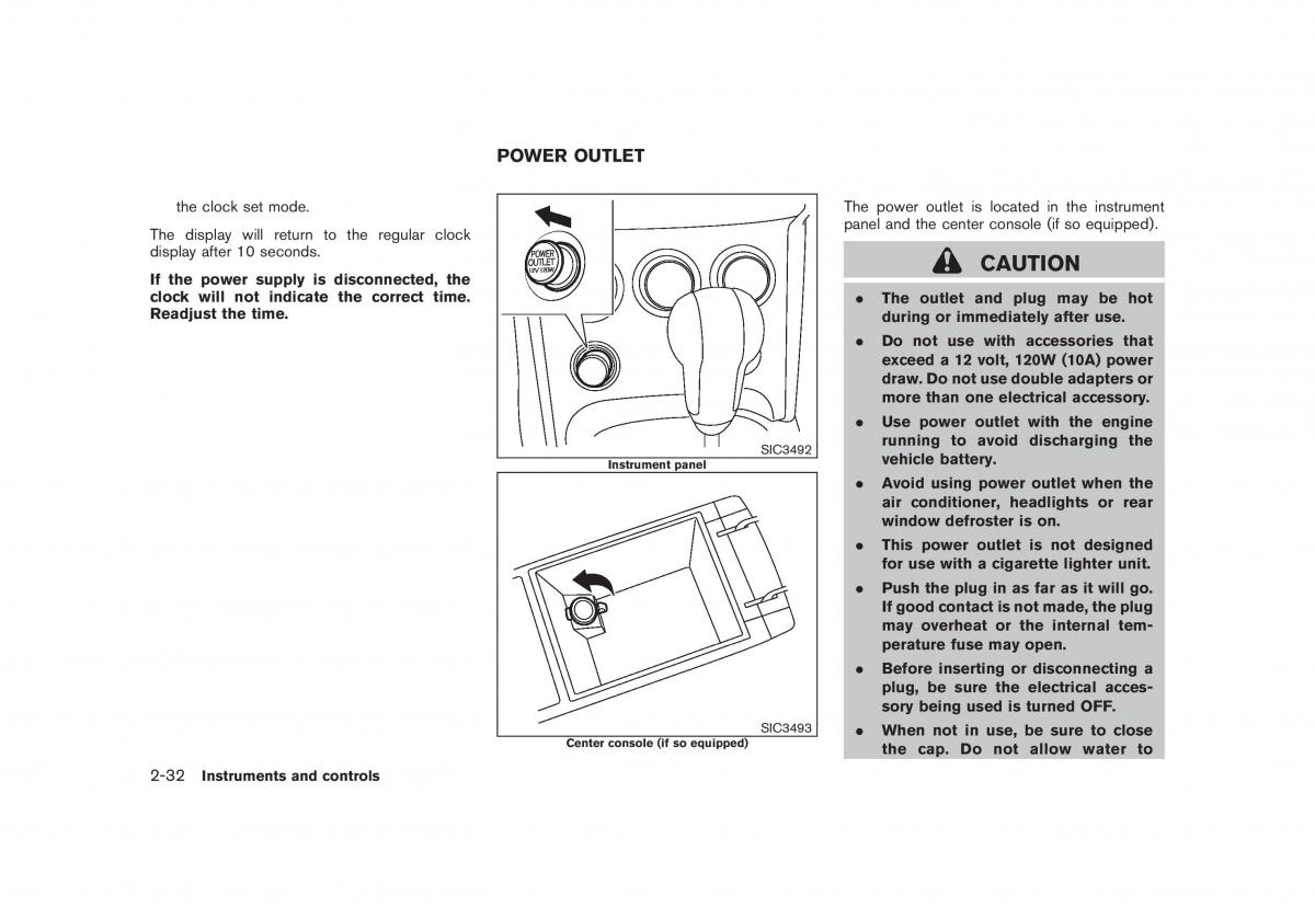 Nissan Rogue I 1 owners manual / page 98