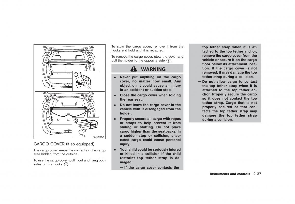 Nissan Rogue I 1 owners manual / page 103