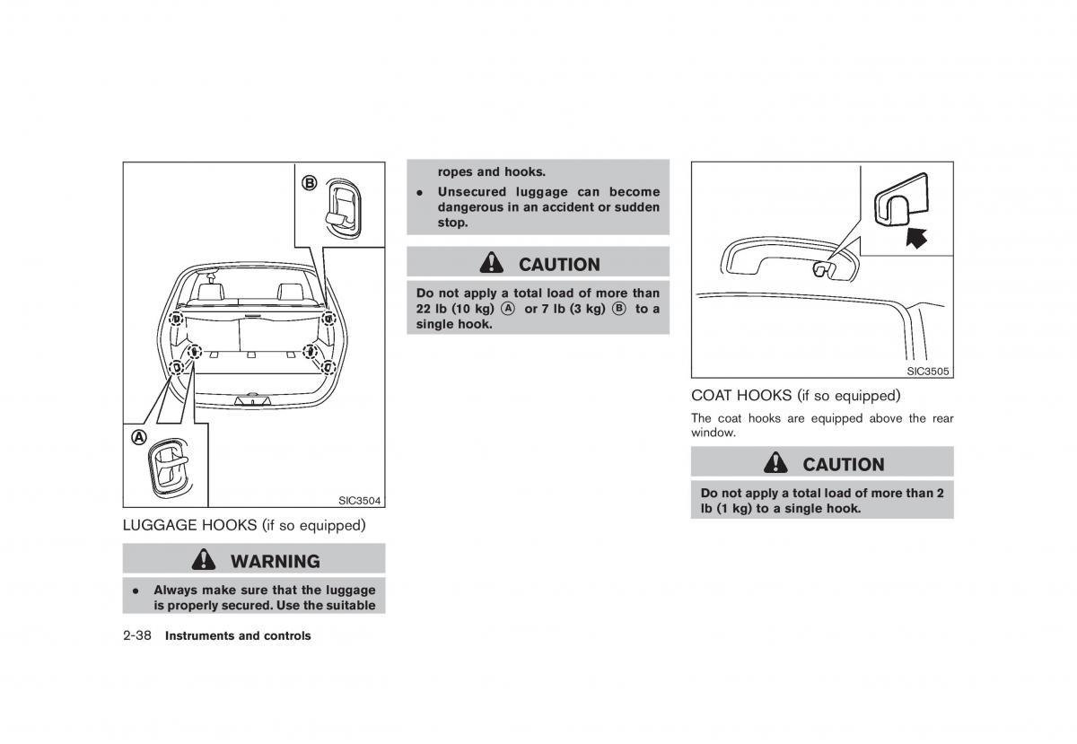 Nissan Rogue I 1 owners manual / page 104