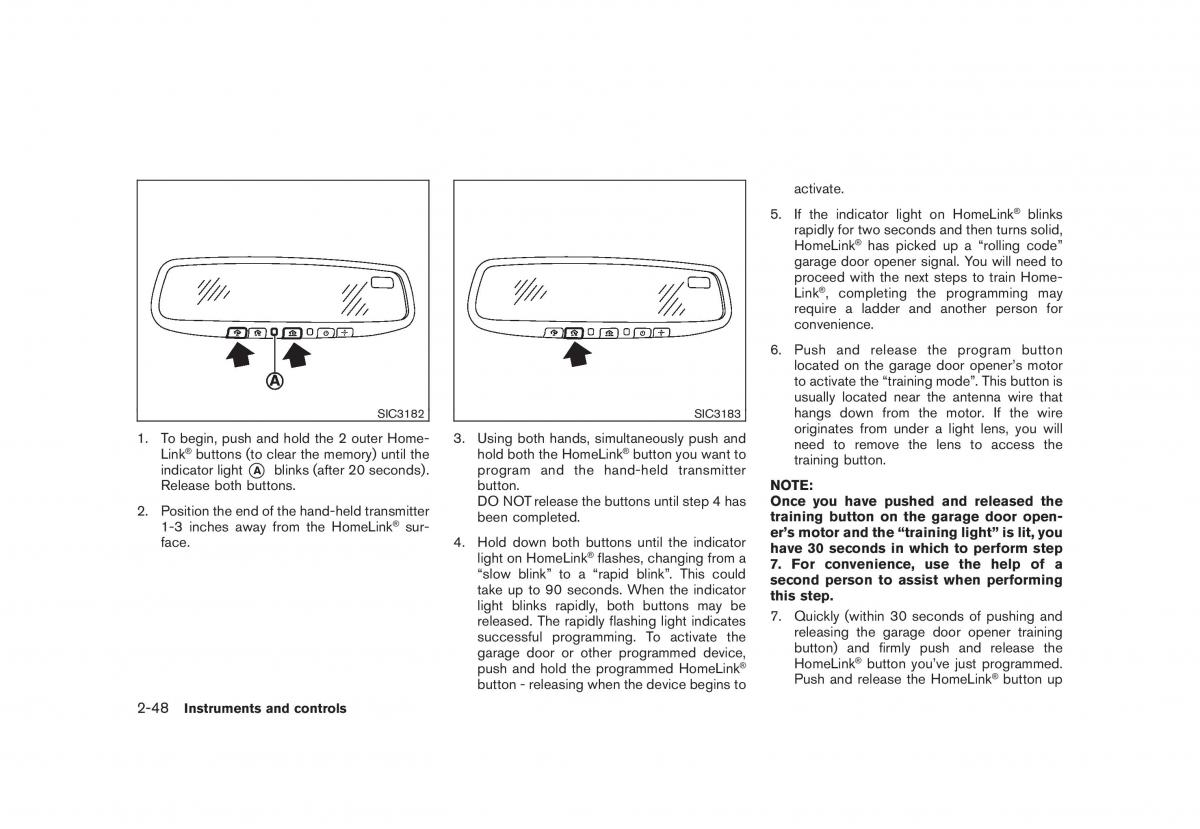 Nissan Rogue I 1 owners manual / page 114