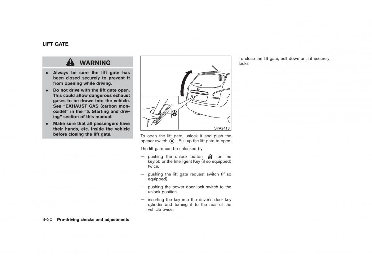 Nissan Rogue I 1 owners manual / page 136