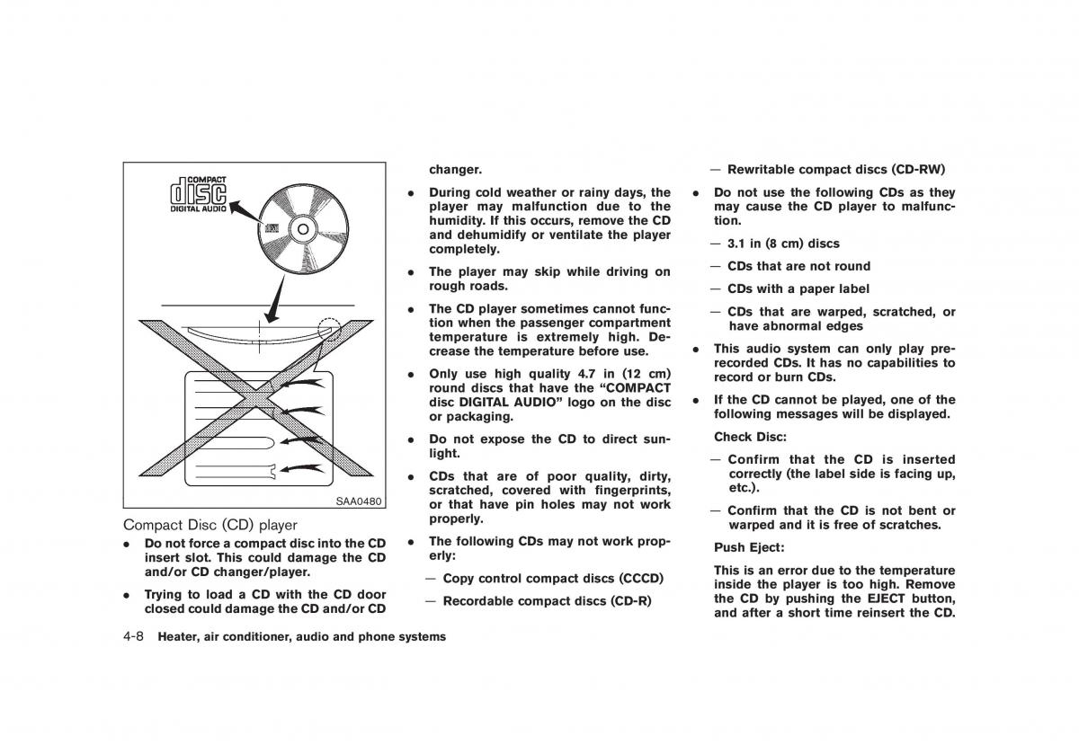 Nissan Rogue I 1 owners manual / page 150