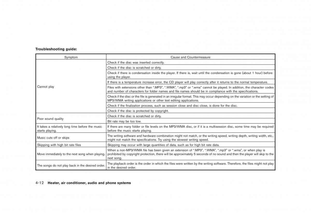 Nissan Rogue I 1 owners manual / page 154