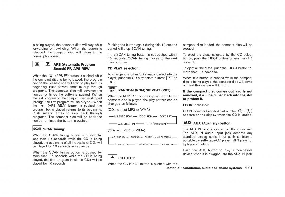 Nissan Rogue I 1 owners manual / page 163