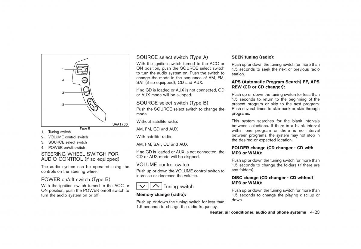 Nissan Rogue I 1 owners manual / page 165