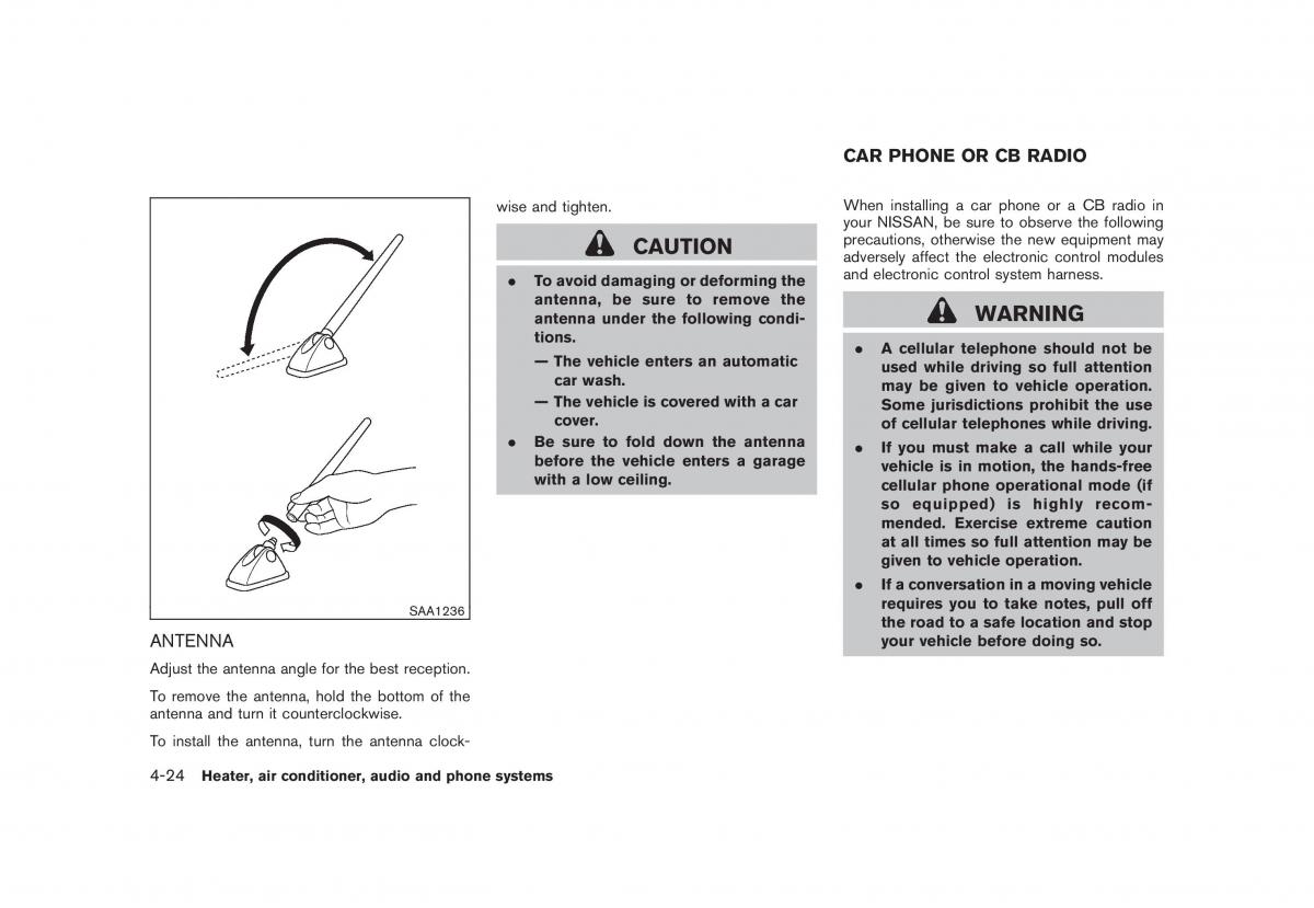 Nissan Rogue I 1 owners manual / page 166