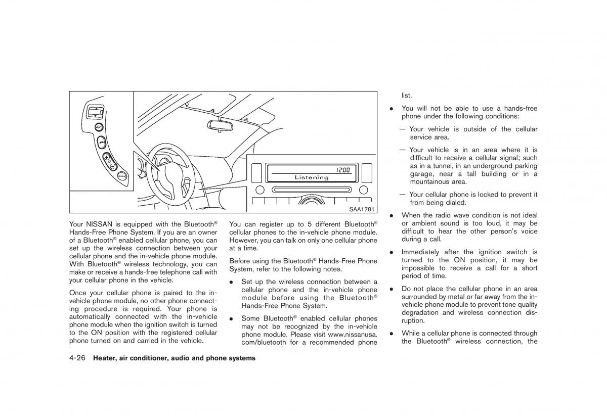 Nissan Rogue I 1 owners manual / page 168