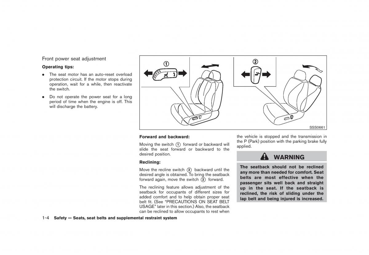 Nissan Rogue I 1 owners manual / page 17