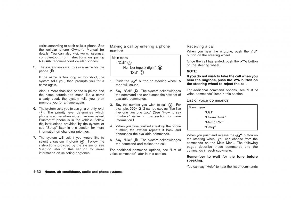 Nissan Rogue I 1 owners manual / page 172