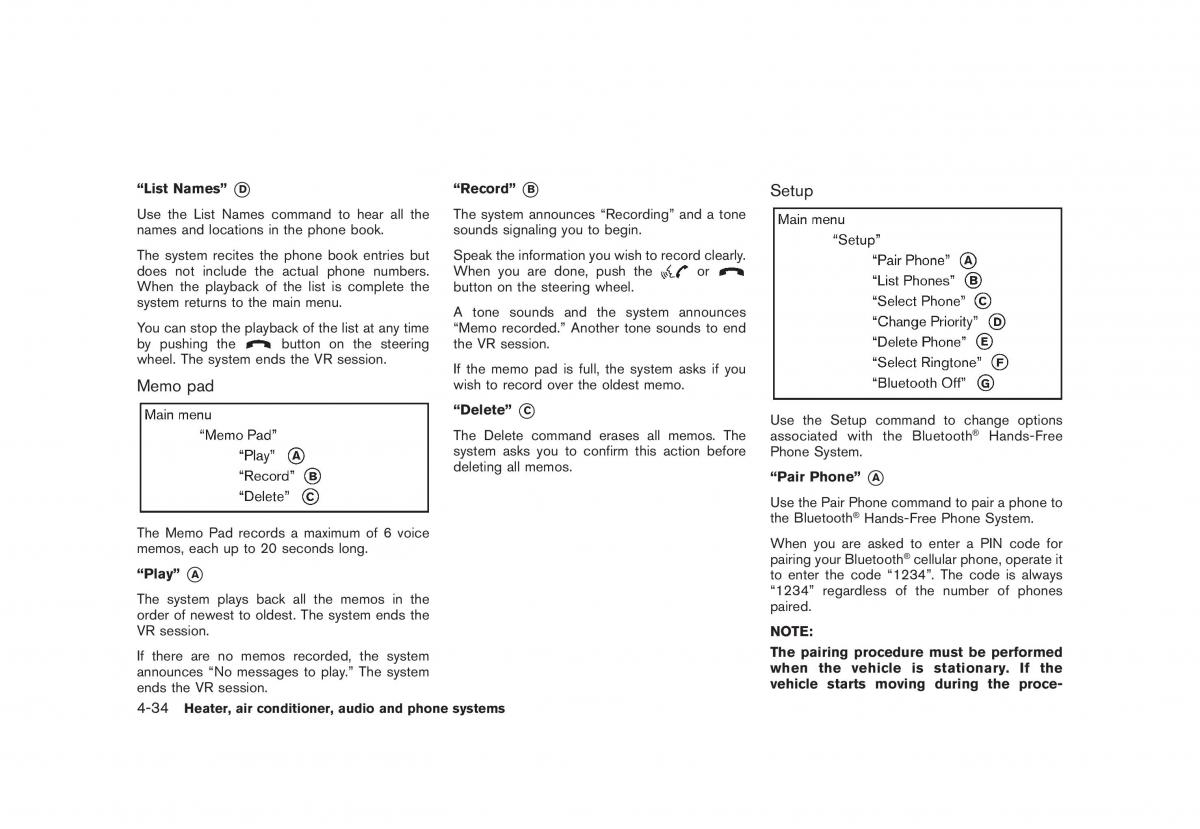 Nissan Rogue I 1 owners manual / page 176