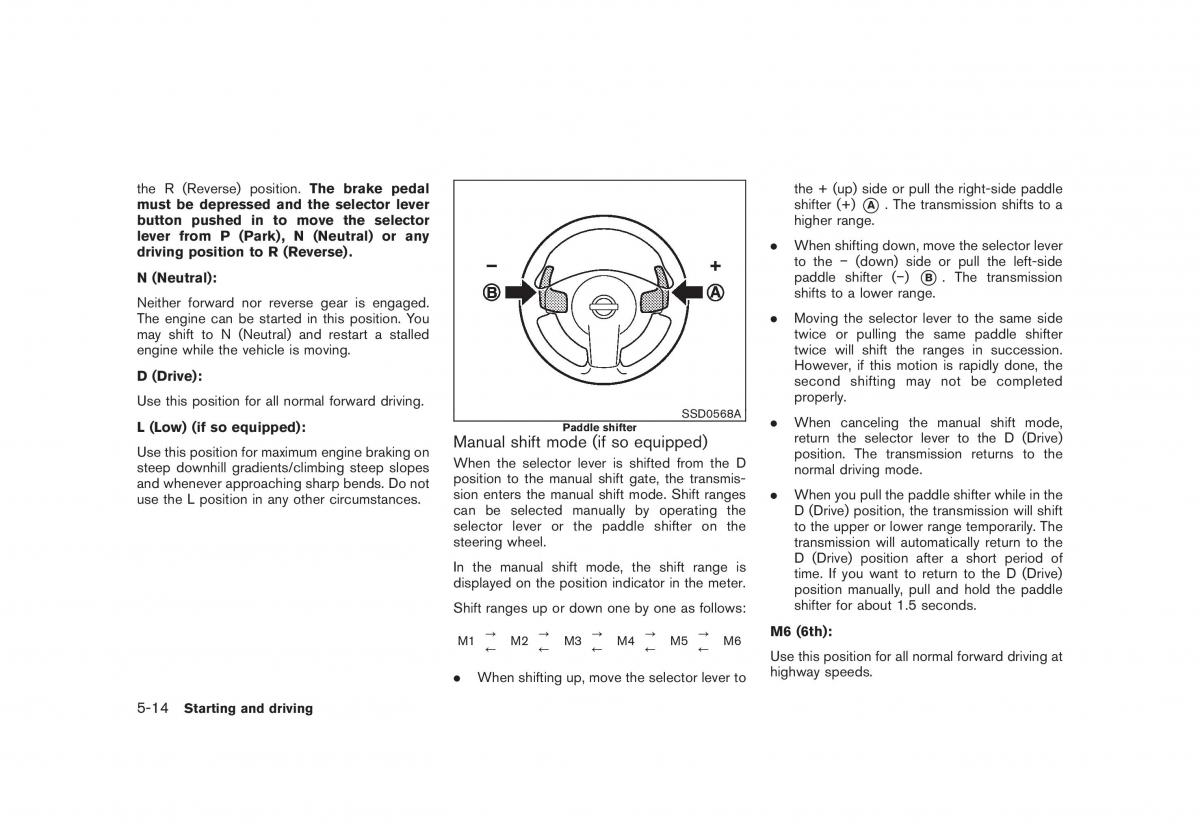 Nissan Rogue I 1 owners manual / page 194