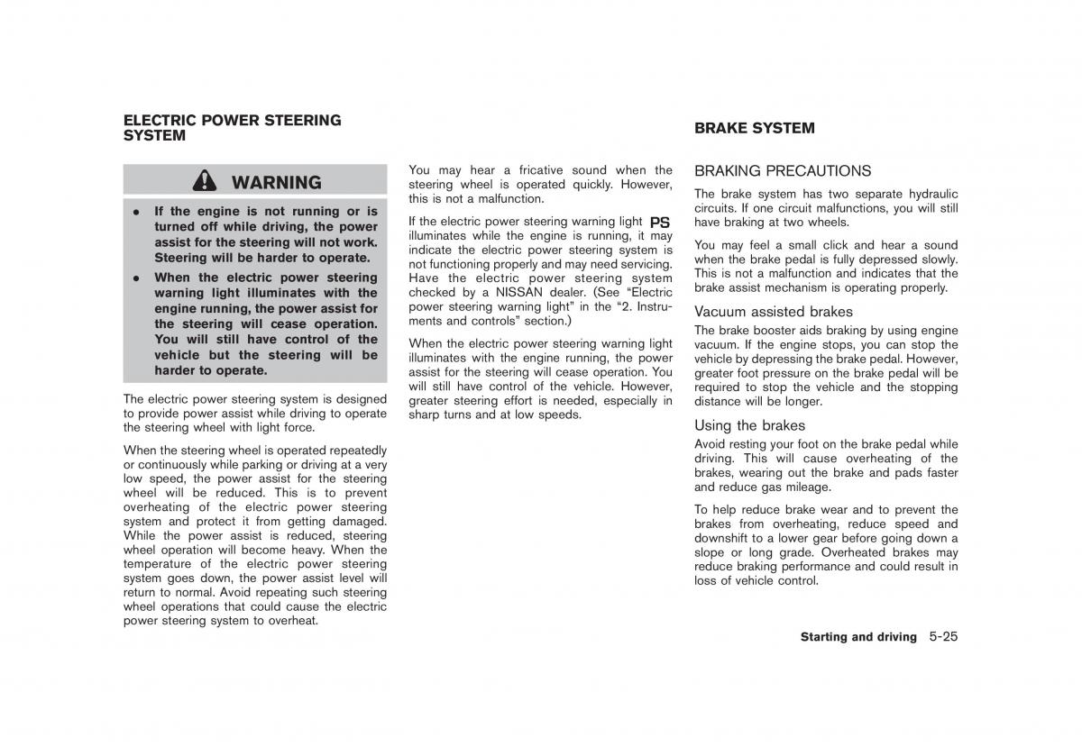 Nissan Rogue I 1 owners manual / page 205