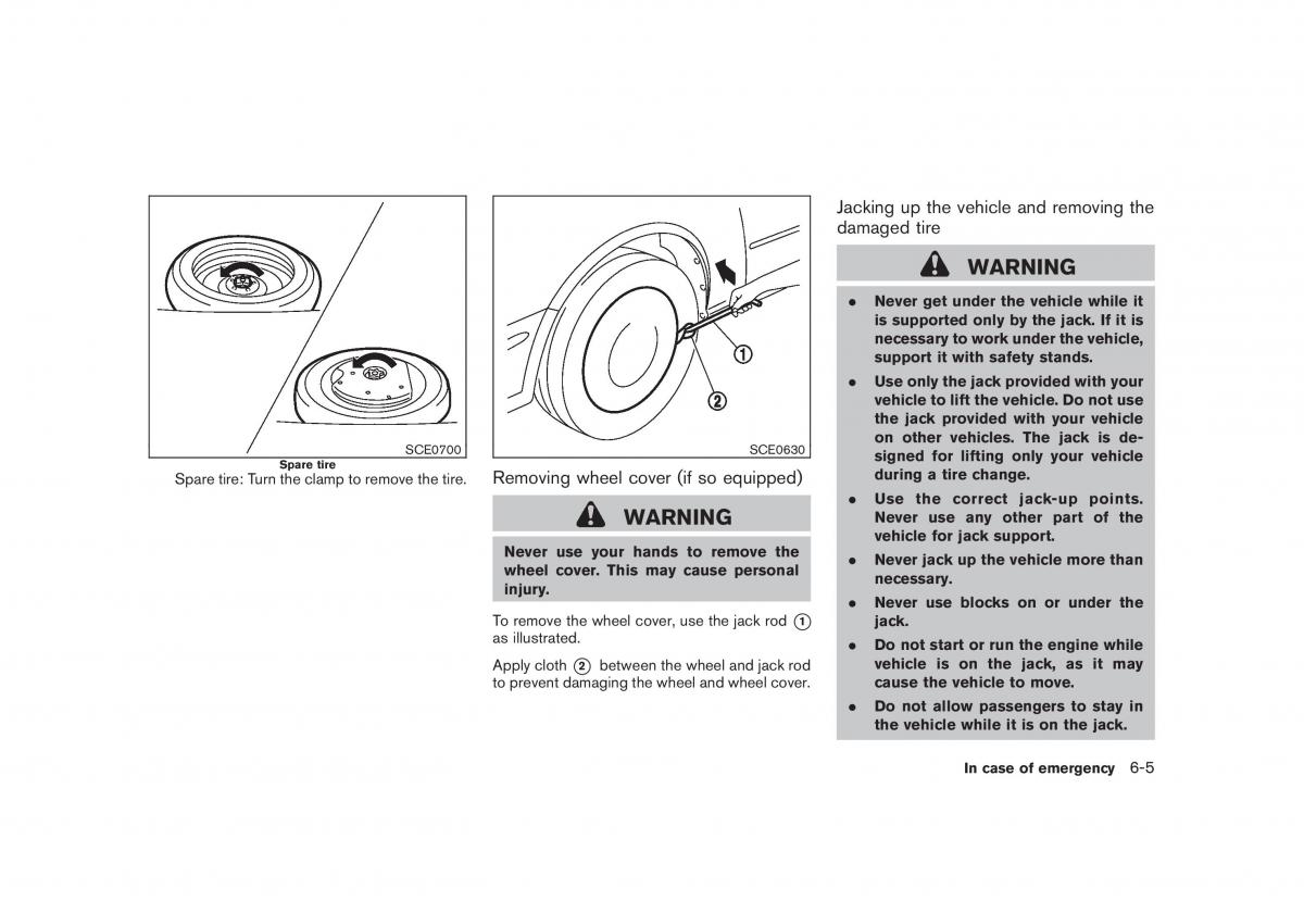 Nissan Rogue I 1 owners manual / page 215